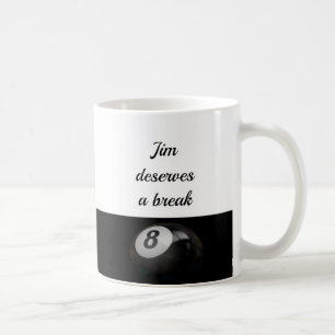VIP Billiards kundenspezifische Kaffeemaschine Tas Kaffeetasse