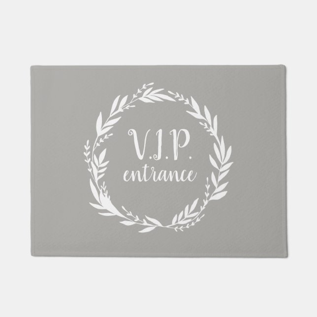VIP Eingang Wreath Bauernhof Doormat Fußmatte (Vorderseite)