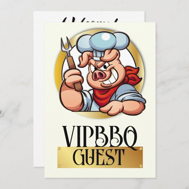 VIP-Einladung Einladung (Vorne/Hinten)