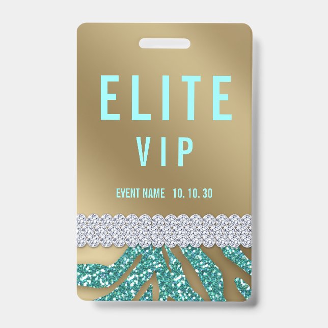 VIP Event Individuelle Name Concert Abzeichen Ausweis (Vorderseite)