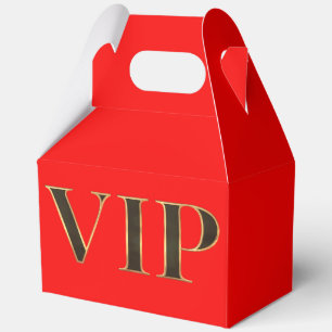 VIP-Geschenkbox Schwarz Gold Rot Geschenkschachtel