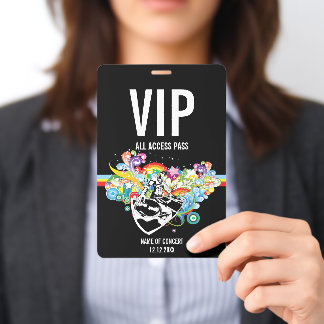 VIP-Konzertpass mit allem Zugang Ausweis