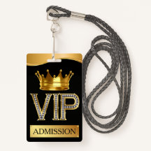 VIP Lanyard ABZEICHEN