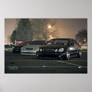 VIP Lexus GS x 3 Poster