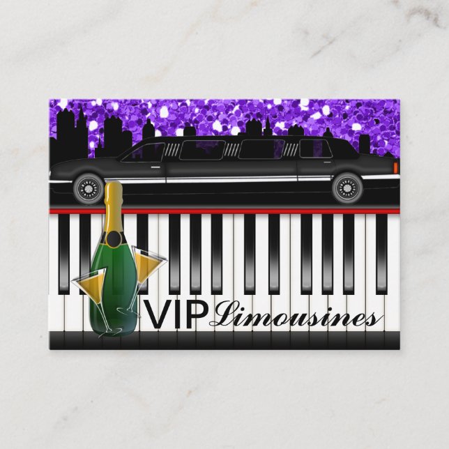 VIP - Limosin Service Business Card - SRF Visitenkarte (Vorderseite)