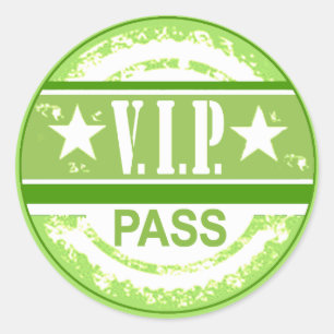 VIP Pass Party Sticker (Limon)
