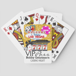 VIP PASS - Vegas Party - Casino Spielkarten