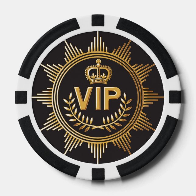 VIP-Poker-Chip Pokerchips (Vorderseite)