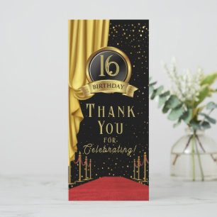 VIP, Red Carpet Birthday, Hollywood Birthday Menükarte