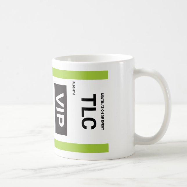 VIP REISE COFFEE MUG KAFFEETASSE (Rechts)