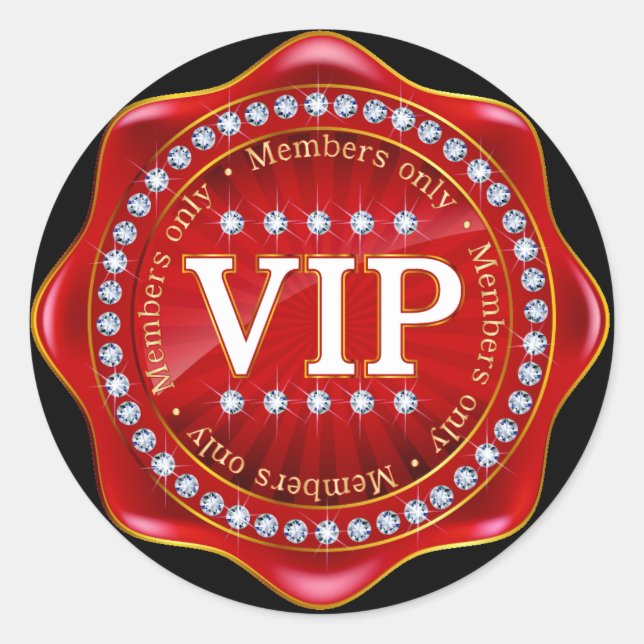 VIP - Royally Elegant Sticker - SRF (Vorderseite)