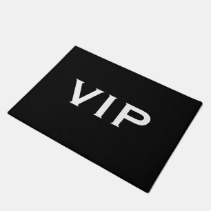 VIP-Schwarztür für exklusiven Zugang zum Party Fußmatte
