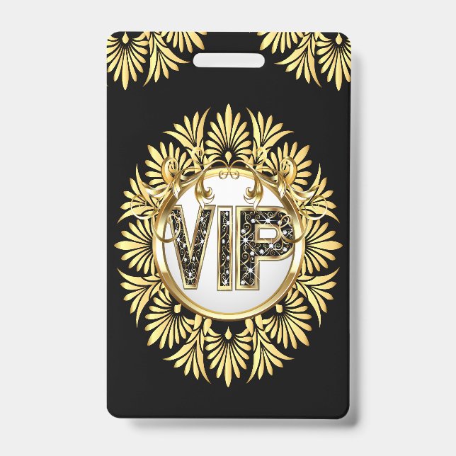 VIP - Siehe Back Abzeichen Ausweis (Vorderseite)