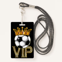VIP Soccer Lanyard Abzeichen