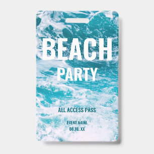 VIP-Strandparty Alles inklusive Sommerparty Ausweis
