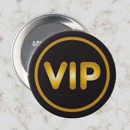 VIP-Taste Gold auf schwarz Button