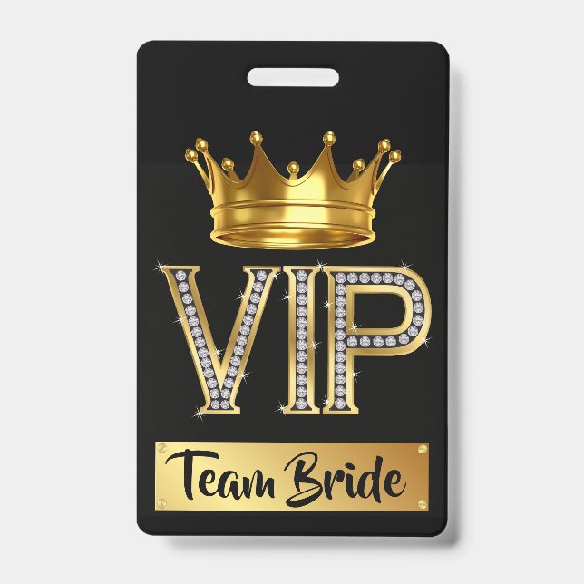 VIP-Team Braut Ausweis (Vorderseite)