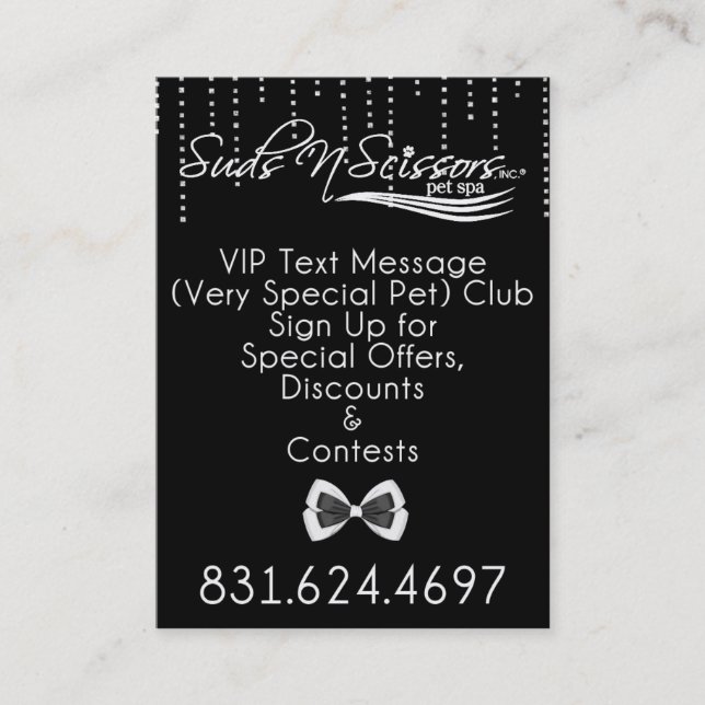Vip-Text-Verein Visitenkarte (Vorderseite)