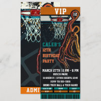 VIP-Ticket für Basketball-Geburtstagsfeier