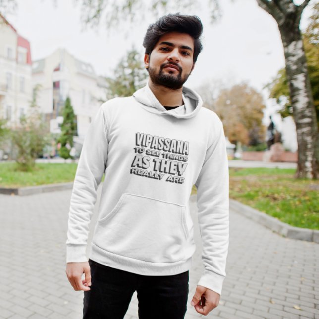 Vipassana-Meditation, um die Dinge so zu sehen, wi T-Shirt (Von Creator hochgeladen)