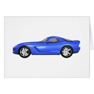 Viper Hart-Spitze Muskel-Auto: Blaues Ende