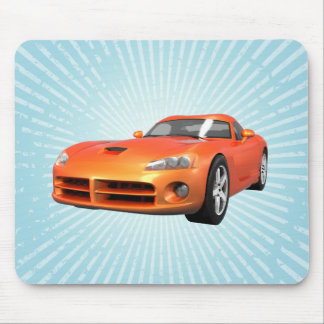 Viper Hart-Spitze Muskel-Auto: Orange Ende: Mousepad