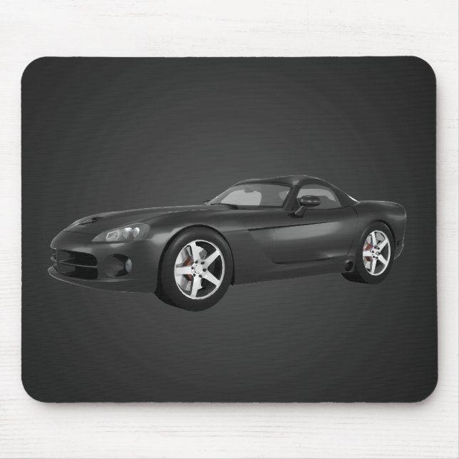 Viper Hart-Spitze Muskel-Auto: Schwarzes Ende: Mousepad (Vorne)
