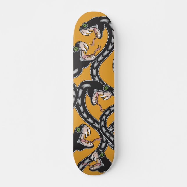 Viper Pit - Orange Skateboard (Vorne)