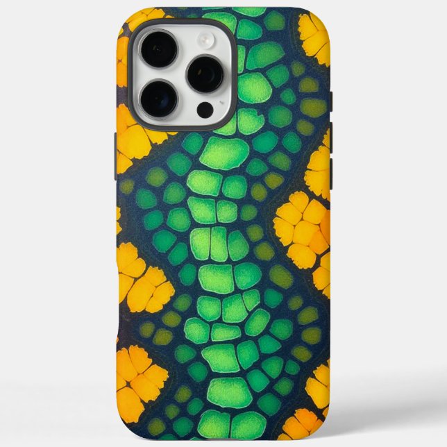 Viper Shield: künstlerisches Schlangendesign Case-Mate iPhone Hülle (Rückseite)