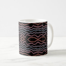 Viper Snake Skin Drawing Pattern Soft Pastel Color Kaffeetasse