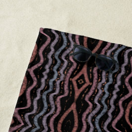 Viper Snake Skin Drawing Pattern Soft Pastel Color Strandtuch