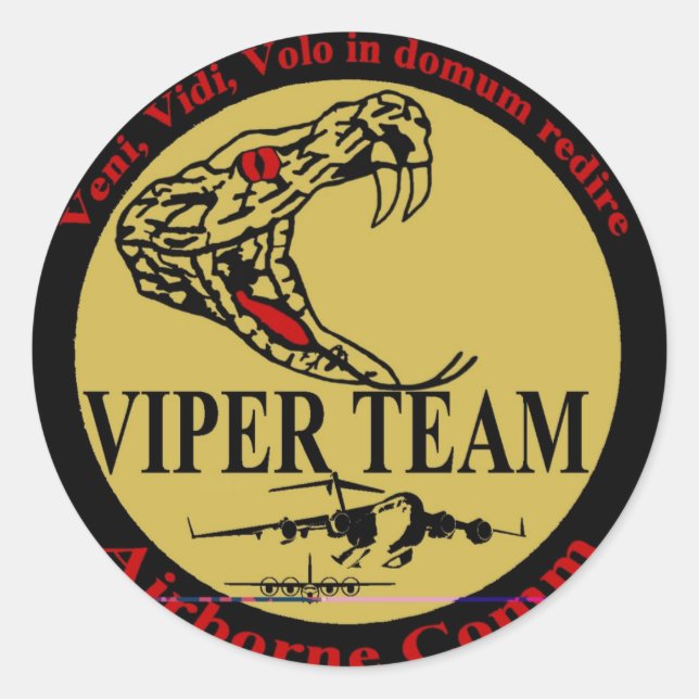 Viper Team Patch Sticker (Vorderseite)