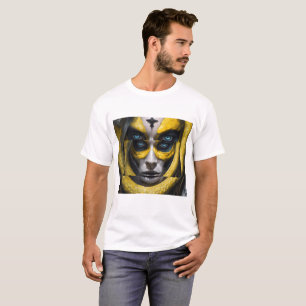 Viper Vogue T-Shirt: Schlange und Schädelfusion T-Shirt