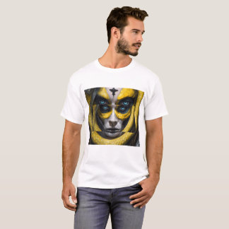 Viper Vogue T-Shirt: Schlange und Schädelfusion T-Shirt