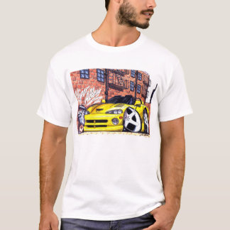 ViperAlley nur gelber Roadster/Front T-Shirt