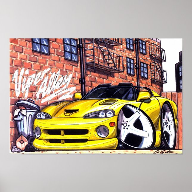 ViperAlley Roadster-Logo Poster (Vorne)