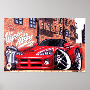 ViperAlley SRT10-Logo Poster