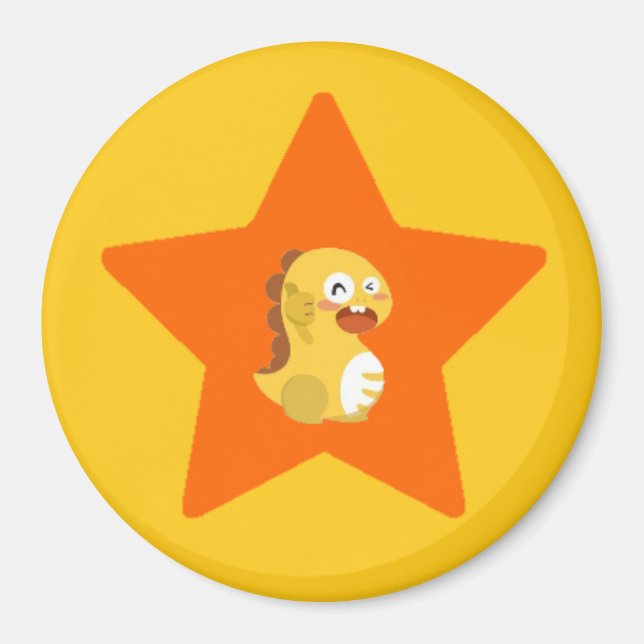 VIPKID Dino Magnet Star (Vorne)