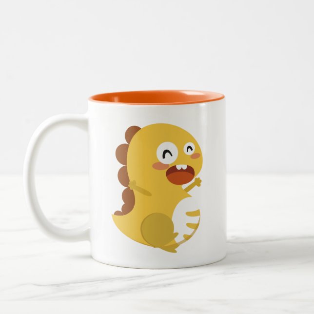 VIPKID glückliche Dino Tasse (Links)