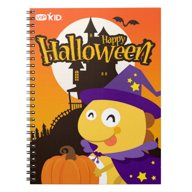 VIPKID Halloween Notizbuch A Notizblock (Vorderseite)