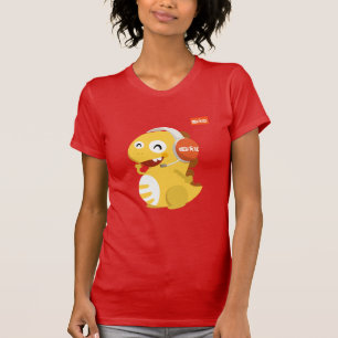 VIPKID Headset Dino T - Shirt (orange)