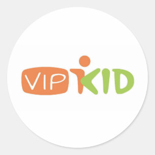 VIPKID Logo-Aufkleber Runder Aufkleber