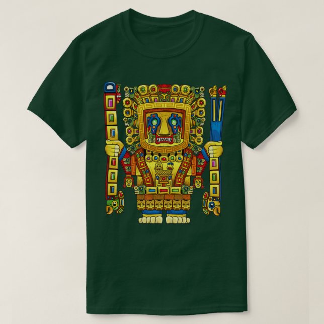 Viracocha Inca Gottes Mythologie Alter Maya Andes  T-Shirt (Design vorne)