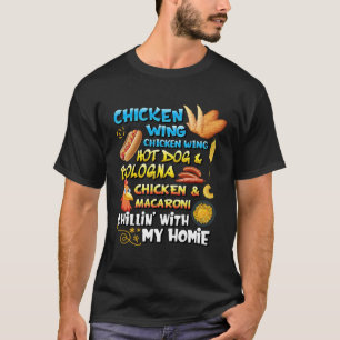 Viral Chicken Wing Chicken Wing Hot Dog Bologna So T-Shirt