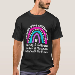 Viral Chicken Wing Chicken Wing Hot Dog Bologna So T-Shirt