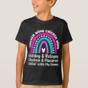 Viral Chicken Wing Chicken Wing Hot Dog Bologna So T-Shirt
