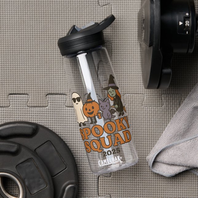 Viral Spooky Squad 2025 Trinkflasche (Fitnessstudio (gedreht))