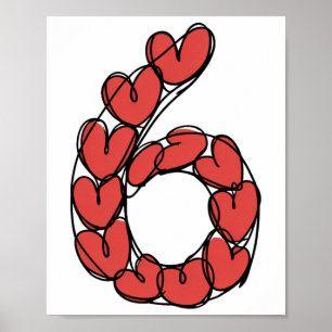 Virale 67 Skizze Herz Passende 6 Valentinstag Kind Poster