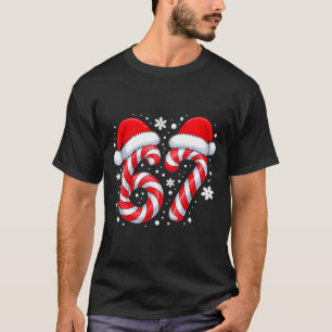 Virale 67 Zuckerstangen Santa Feiertag Kinder Humo T-Shirt