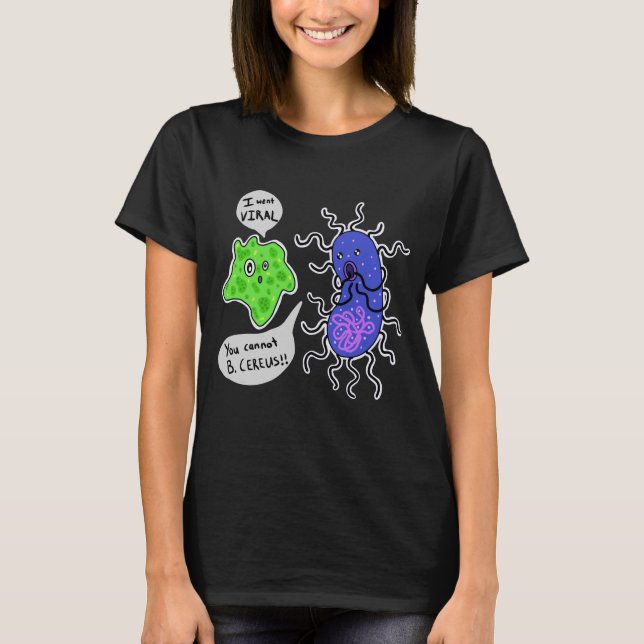 Virale Mikroben T-Shirt (Vorderseite)